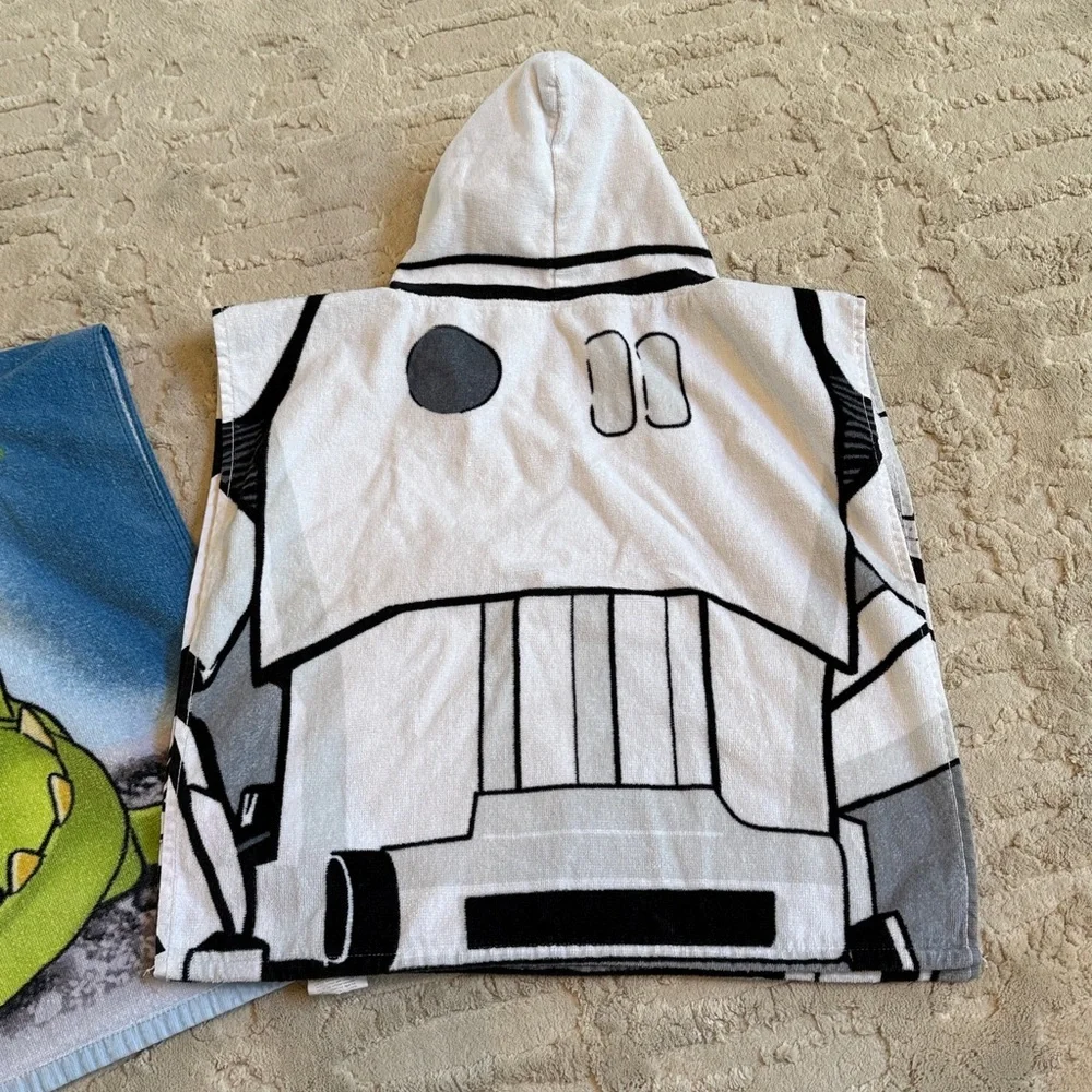 Kids Star Wars & Dinosaur Hooded Towels